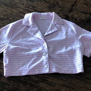 Brandy Melville Pink Vivian Top